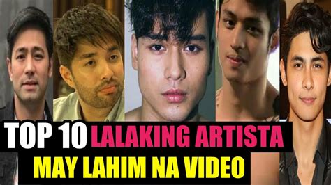 MGA LALAKING ARTISTA NA MAY LIHIM AT TINATAGONG .